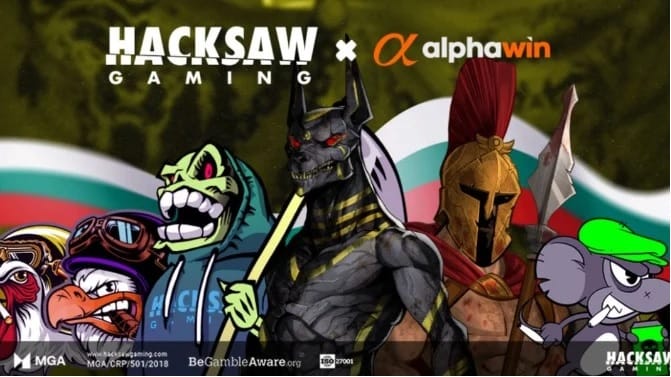 Hacksaw Gaming Makes Bulgarian Debut Through Alphawin Partnership