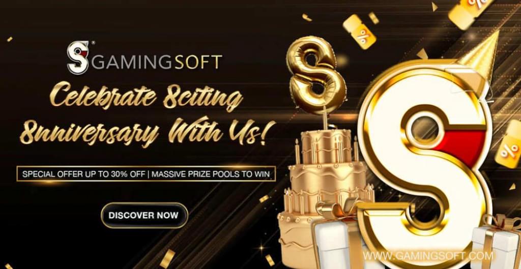 GamingSoft celebrates its eight-year anniversary